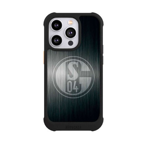 Apple iPhone 14 Pro NIVOmax Schalke 04 Metall Look
