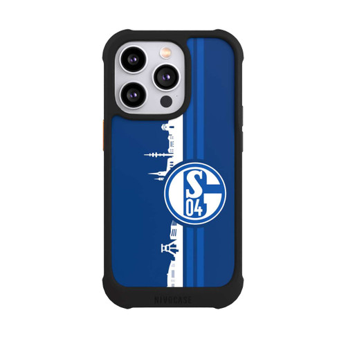 Apple iPhone 14 Pro NIVOmax Schalke 04 Skyline Blau