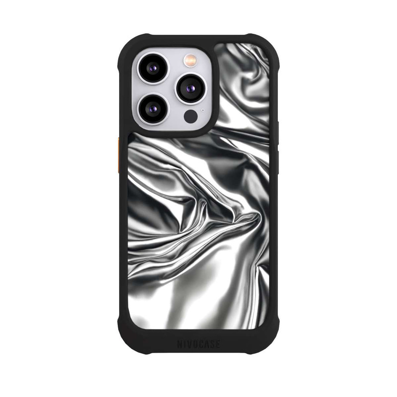 iPhone 14 Pro NIVOmax Shiny Chrome Silver