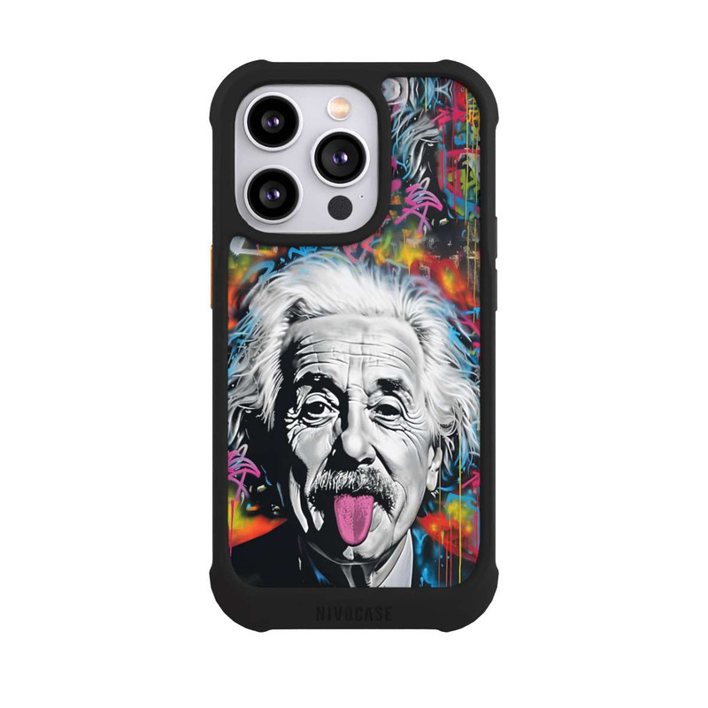 iPhone 14 Pro NIVOmax Physiker Bunte Zunge Raus