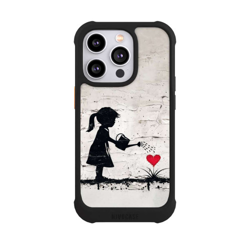 Apple iPhone 14 Pro NIVOmax Girl Watering Bunch of Flowers 