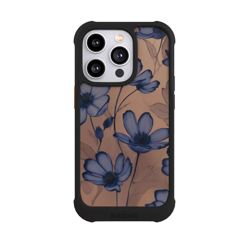 iPhone 14 Pro NIVOmax Flowers Negativ Pattern with AI