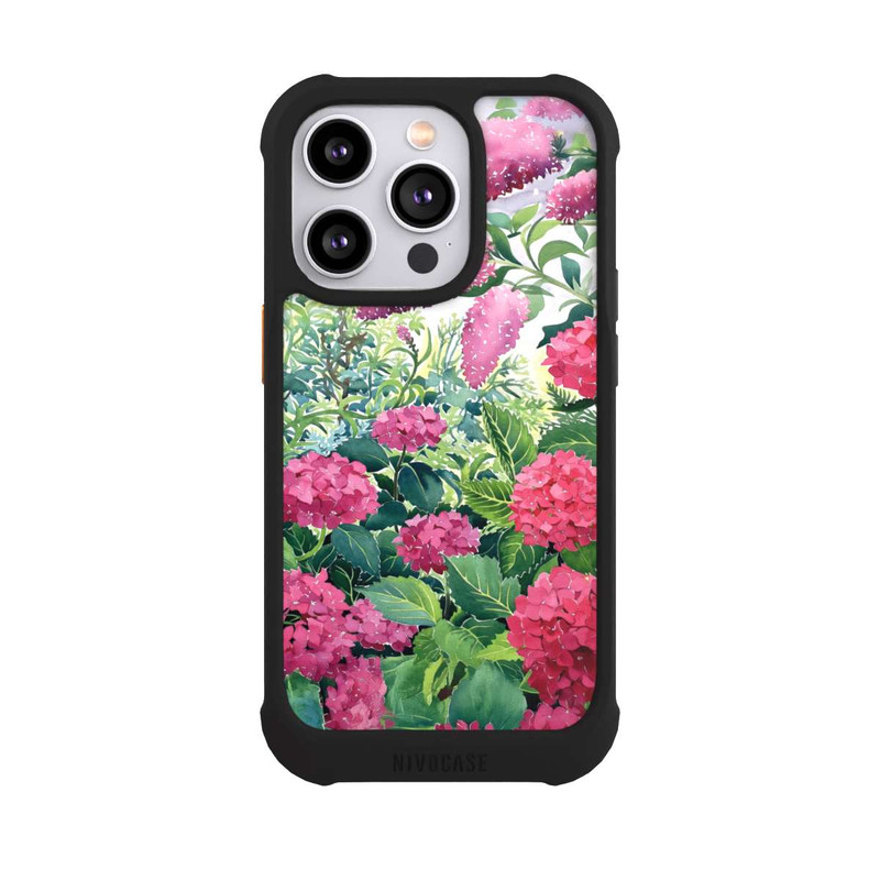 iPhone 14 Pro NIVOmax Garden Hydrangeas and Buddleia by Christopher Ryland