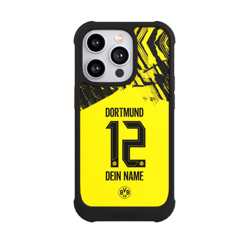 Apple iPhone 14 Pro NIVOmax BVB Trikot Personalisierbar 25-26