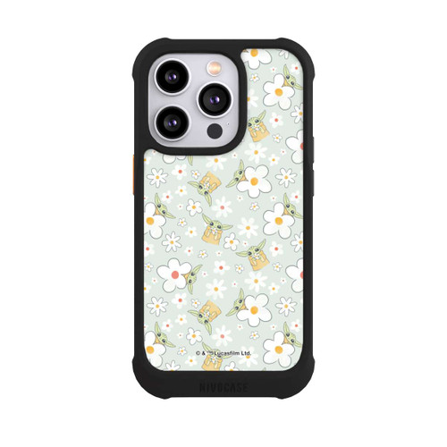 Apple iPhone 14 Pro NIVOmax Baby Yoda Blumen Muster