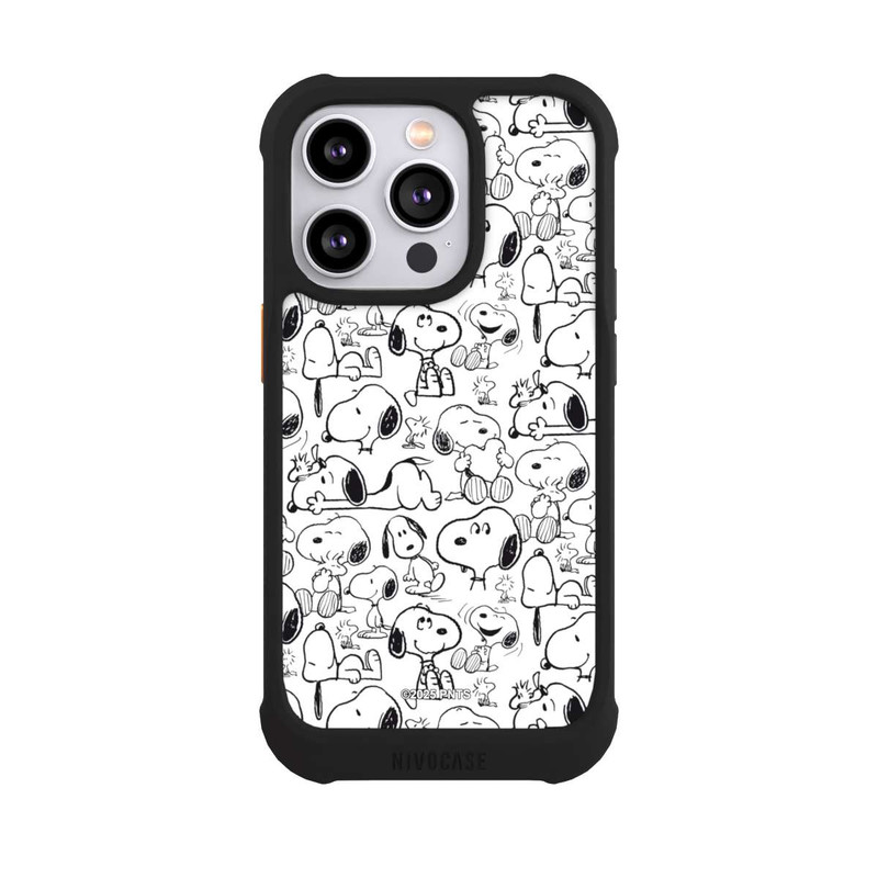 iPhone 14 Pro NIVOmax Classic Snoopy Pattern White