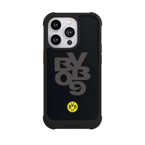 Apple iPhone 14 Pro NIVOmax BVB09 Grau Schwarz