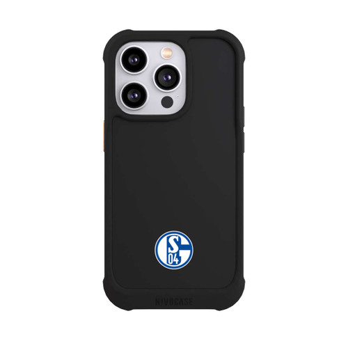 Apple iPhone 14 Pro NIVOmax FC Schalke 04 Logo Klein Transparent