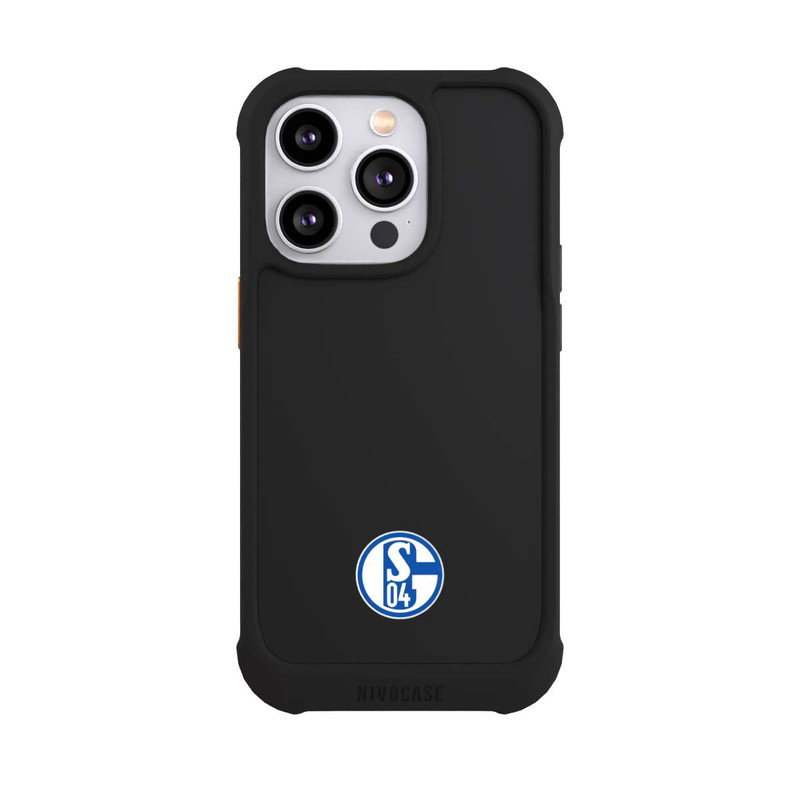 iPhone 14 Pro NIVOmax FC Schalke 04 Logo Klein Transparent
