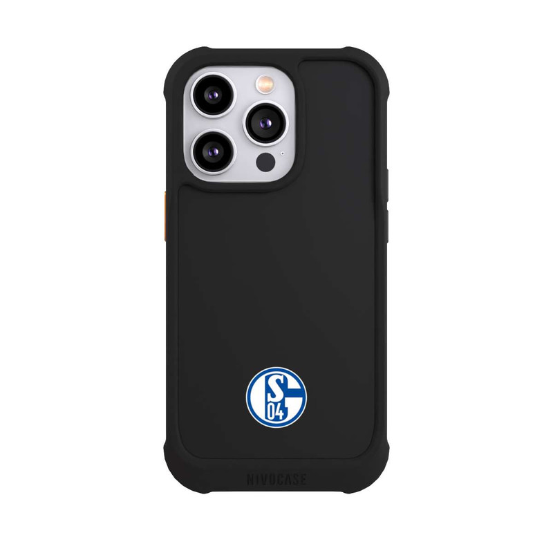 iPhone 14 Pro NIVOmax FC Schalke 04 Logo Klein Transparent