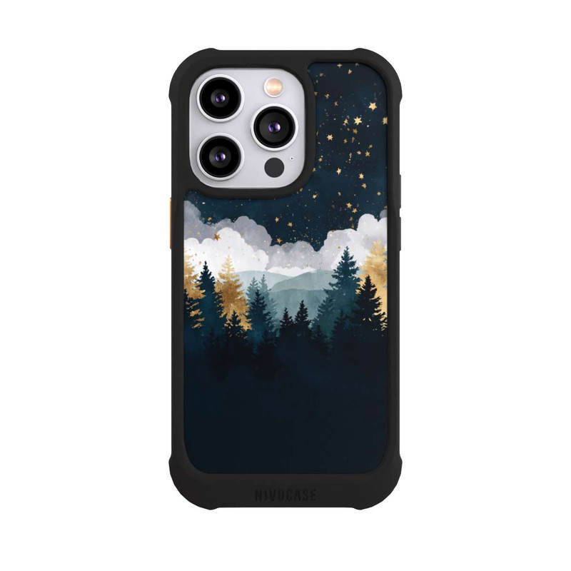 iPhone 14 Pro NIVOmax nächtlicher Wald Indigo