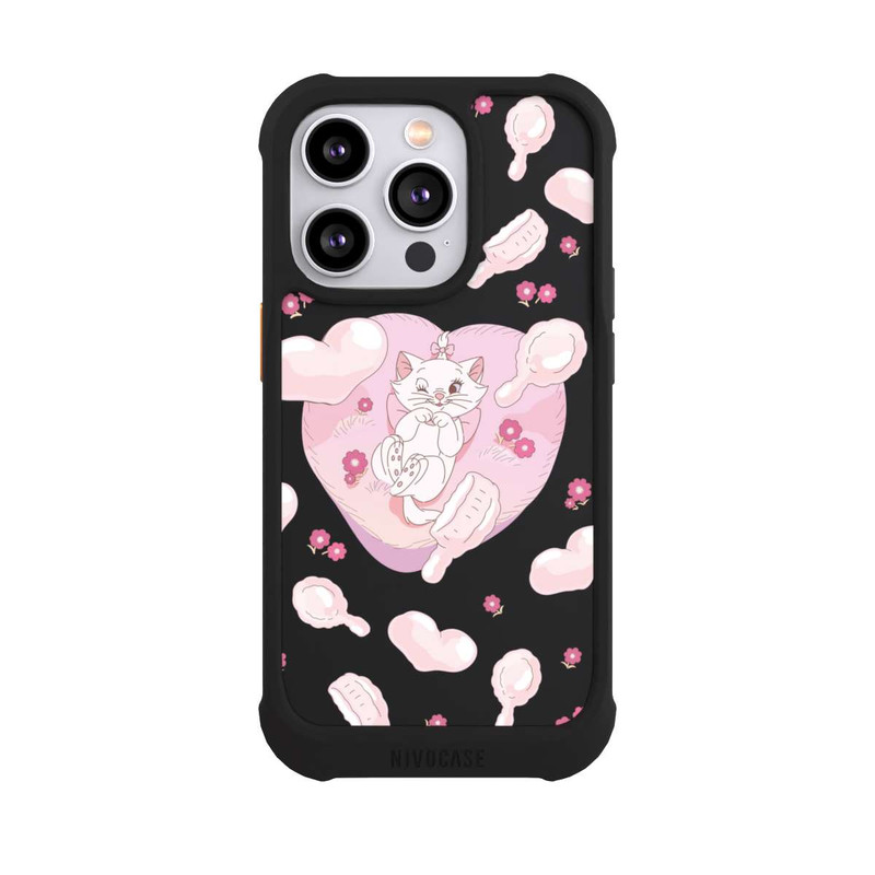 iPhone 14 Pro NIVOmax Aristocats Marie Herzen Pink Transparent