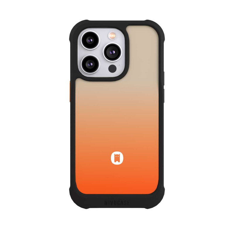 iPhone 14 Pro NIVOmax Nivocase Farbverlauf Beige Orange
