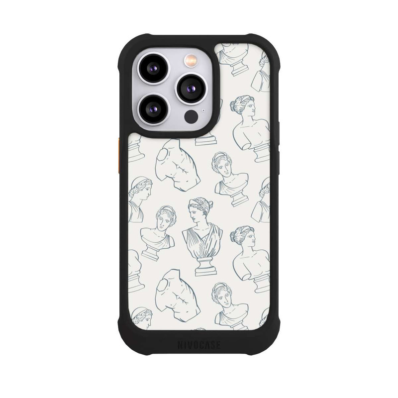 iPhone 14 Pro NIVOmax Griechische Büsten Art-Déco
