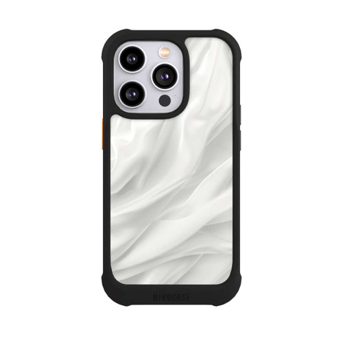 Apple iPhone 14 Pro NIVOmax Texture Lisse Satinée Blanche avec IA