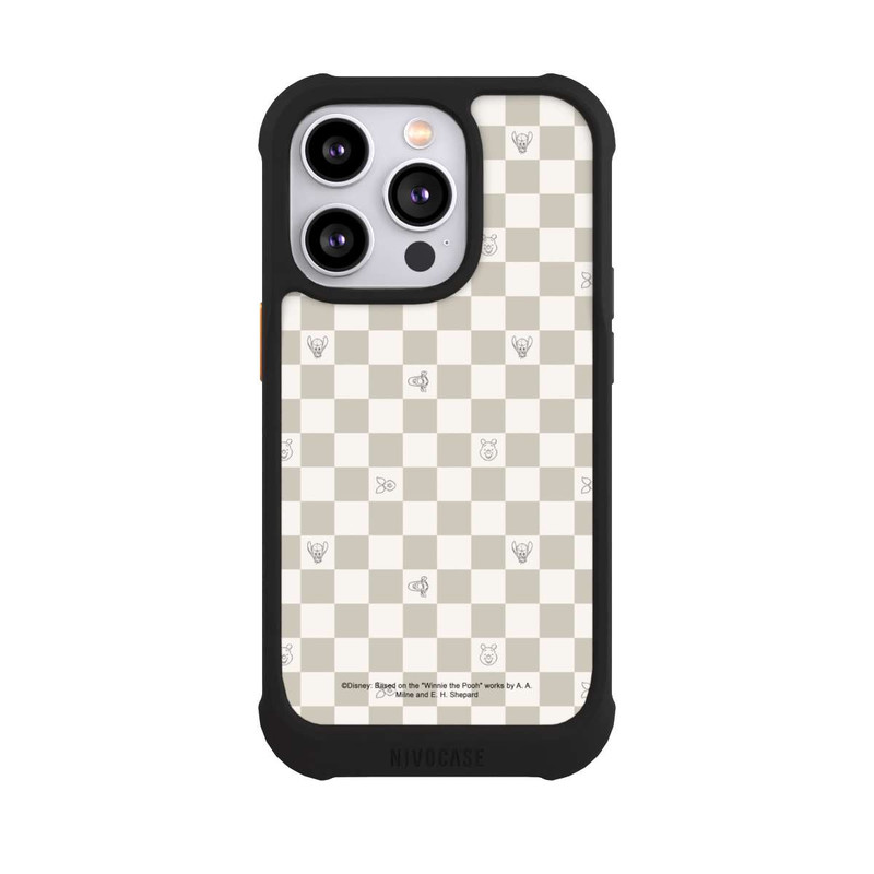 iPhone 14 Pro NIVOmax Winnie Puuh Kariert Beige