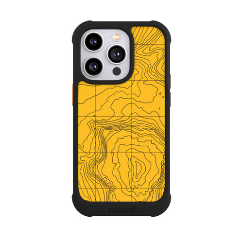 Apple iPhone 14 Pro NIVOmax Berg gelbe Linien
