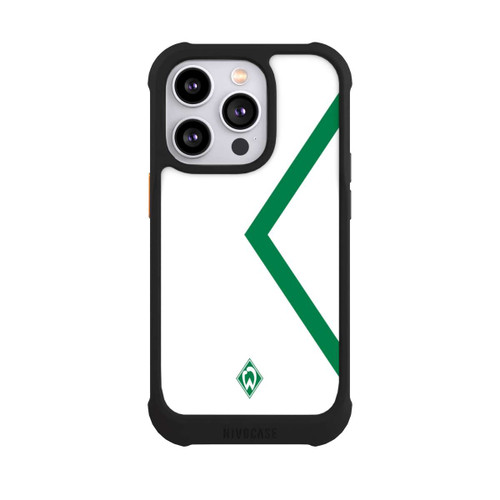 Apple iPhone 14 Pro NIVOmax Werder Bremen Rautenelement Grün