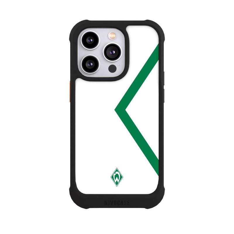 iPhone 14 Pro NIVOmax Werder Bremen Rautenelement Grün