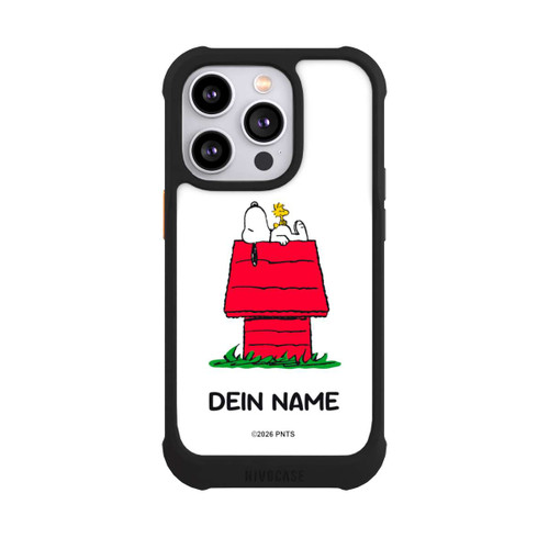Apple iPhone 14 Pro NIVOmax Snoopy and Woodstock Classic Personalisierbar