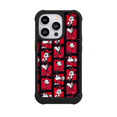 Apple iPhone 14 Pro NIVOmax Micky Maus Racing Muster Rot