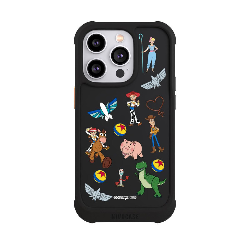 iPhone 14 Pro NIVOmax Toy Story 5 Hero Toys Pattern Transparent
