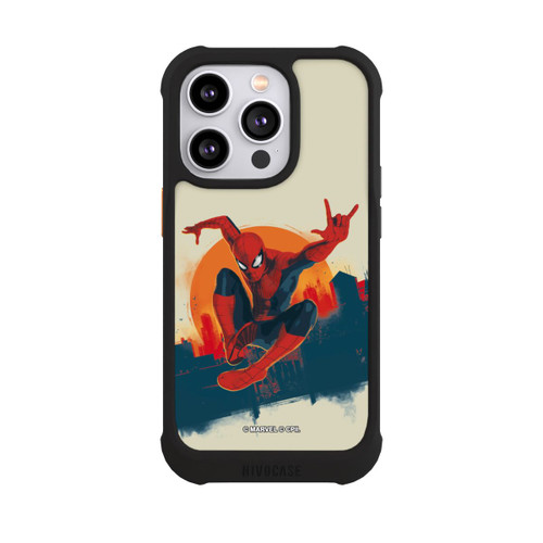 Apple iPhone 14 Pro NIVOmax Spider-Man Hero Force beige