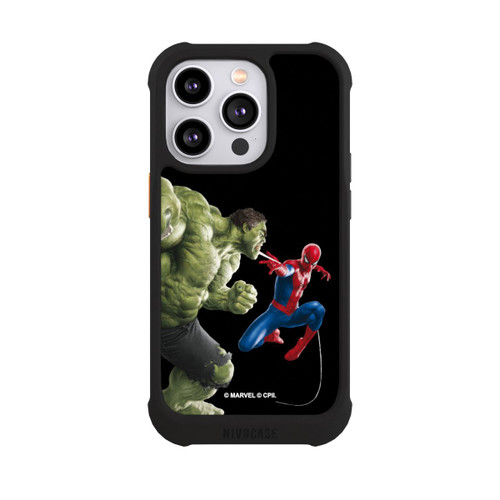 Apple iPhone 14 Pro NIVOmax Spider-Man und Hulk