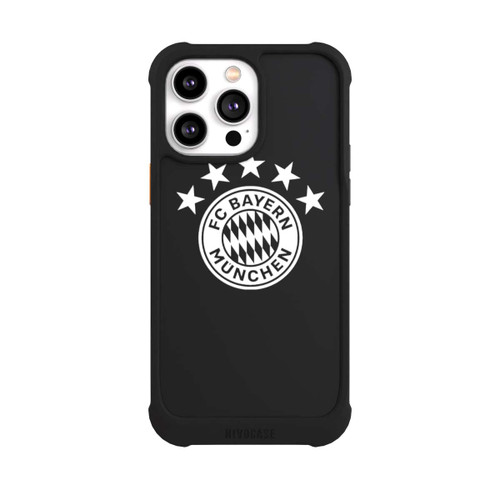 Apple iPhone 14 Pro Max NIVOmax FCB Logo einfarbig mit Sternen - ohne Hintergrund