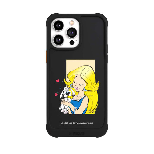 Apple iPhone 14 Pro Max NIVOmax Falbala et Idéfix Amoureux Transparent