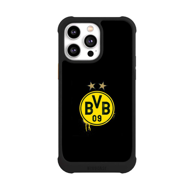 iPhone 14 Pro Max NIVOmax Spraylogo 2 Sterne - BVB