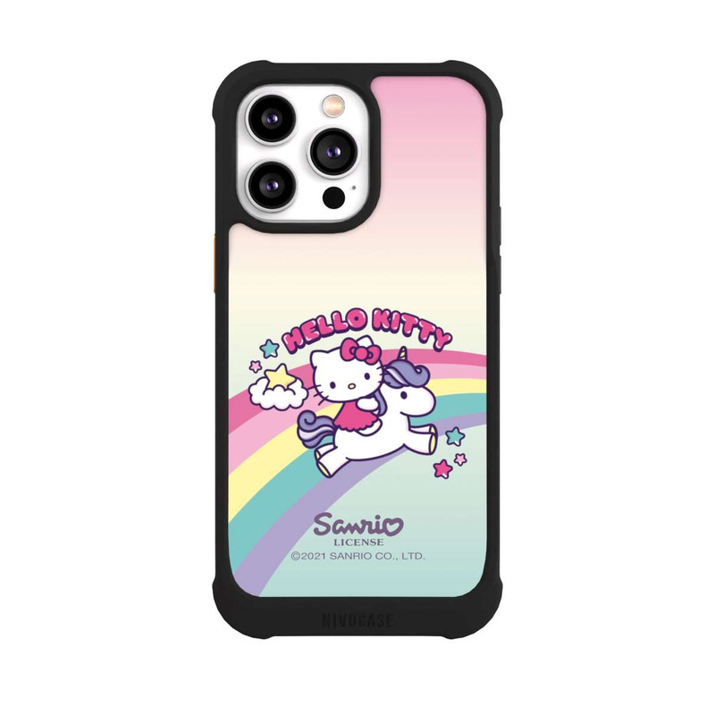 iPhone 14 Pro Max NIVOmax Hello Kitty Regenbogen 