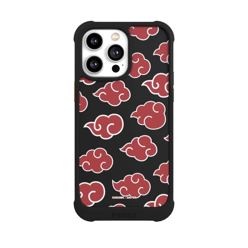 iPhone 14 Pro Max NIVOmax Akatsuki Pattern Transparent