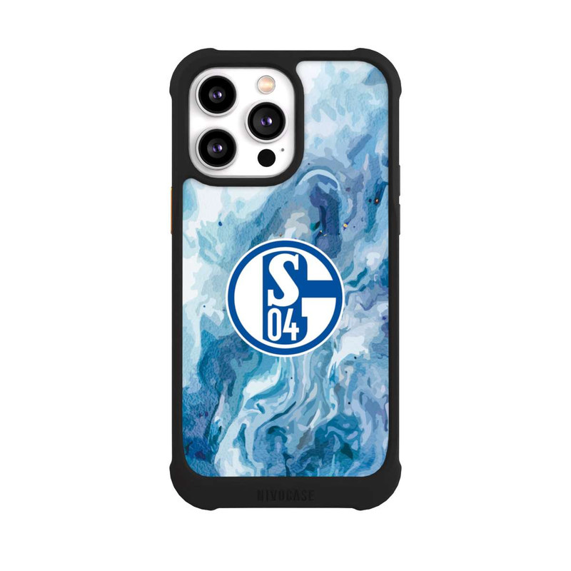iPhone 14 Pro Max NIVOmax Schalke 04 Flüssig Blau
