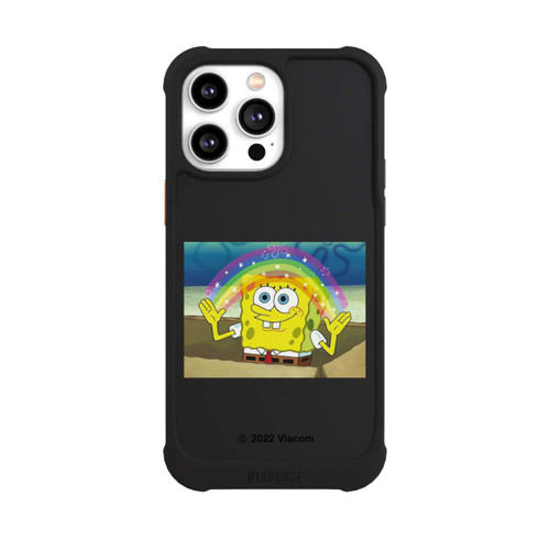 Apple iPhone 14 Pro Max NIVOmax Spongebob - Regenbogen Meme transparent