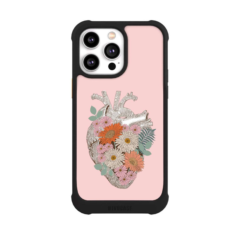 iPhone 14 Pro Max NIVOmax Florales Vintage-Herz