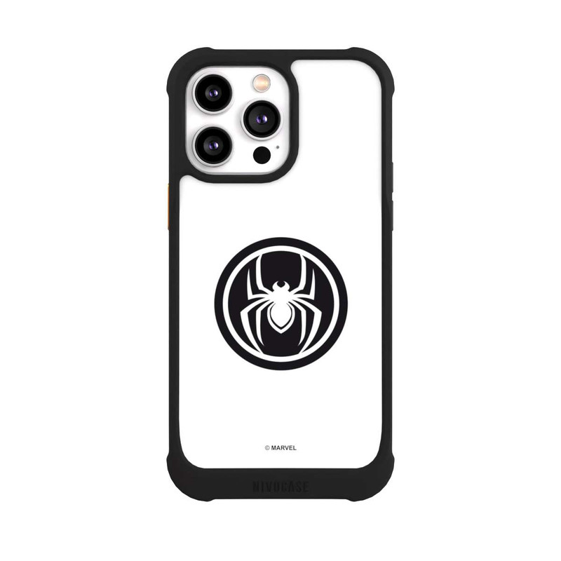 iPhone 14 Pro Max NIVOmax Spider-Man Logo White
