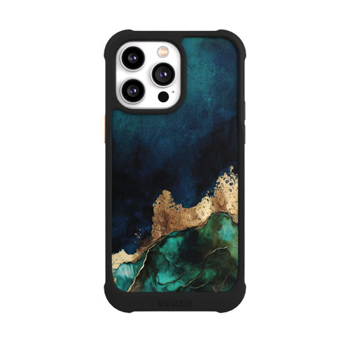 Apple iPhone 14 Pro Max NIVOmax Bleu pétrole avec or