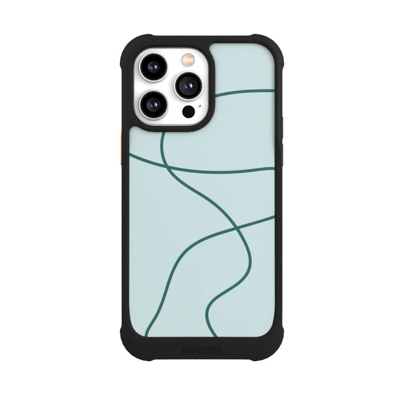 iPhone 14 Pro Max NIVOmax Blaue Dünne Linien