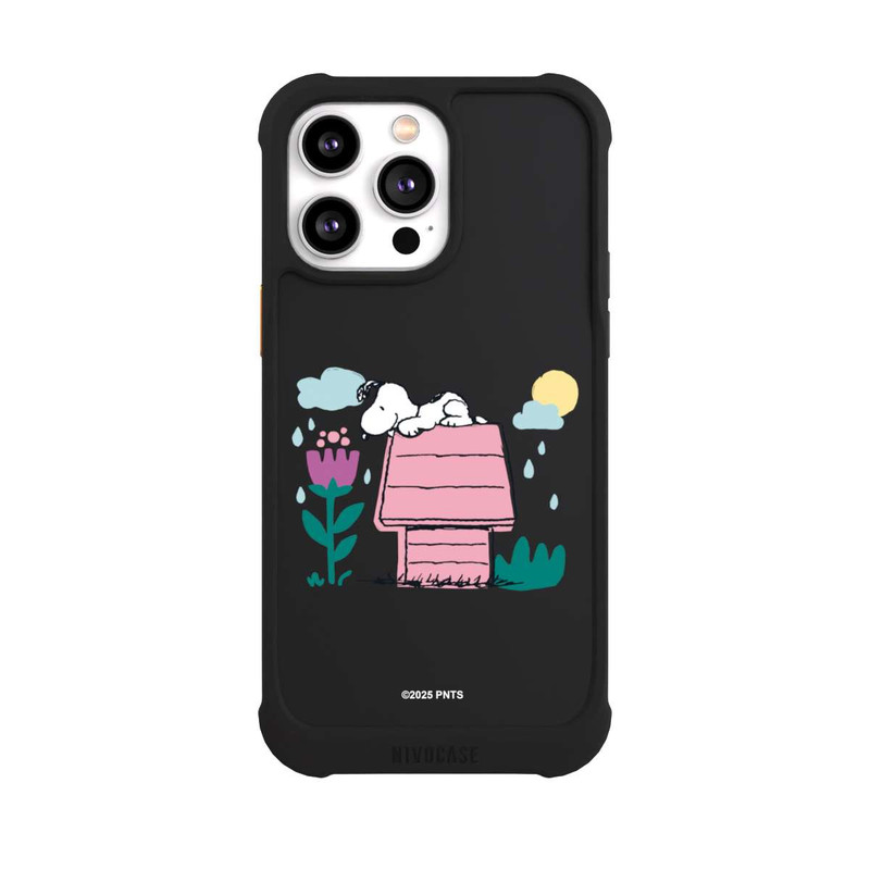 iPhone 14 Pro Max NIVOmax Snoopy Hundehütte Frühling transparent