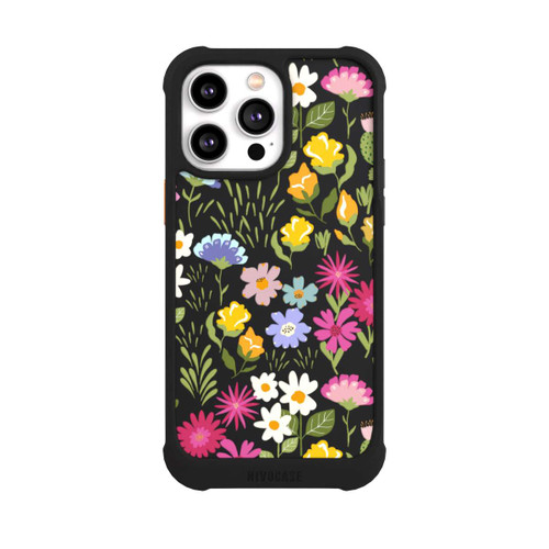 Apple iPhone 14 Pro Max NIVOmax Bunte Sommerblumen Transparent