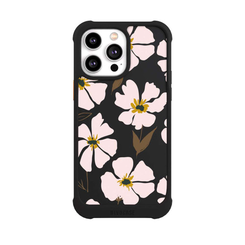 Apple iPhone 14 Pro Max NIVOmax Simple Pastell Flowers Rose Transparent