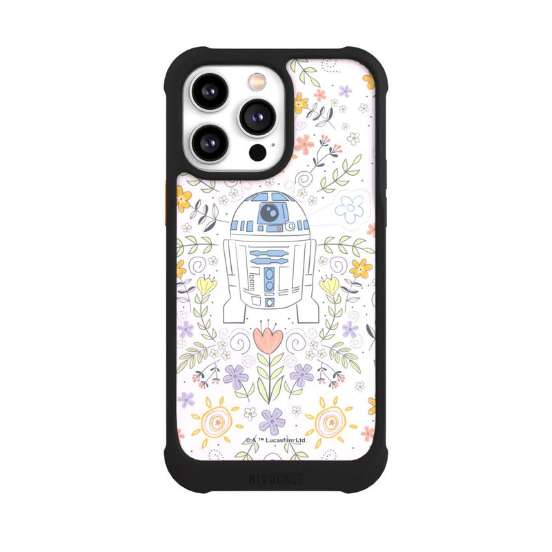 iPhone 14 Pro Max NIVOmax R2D2 Blumen Muster