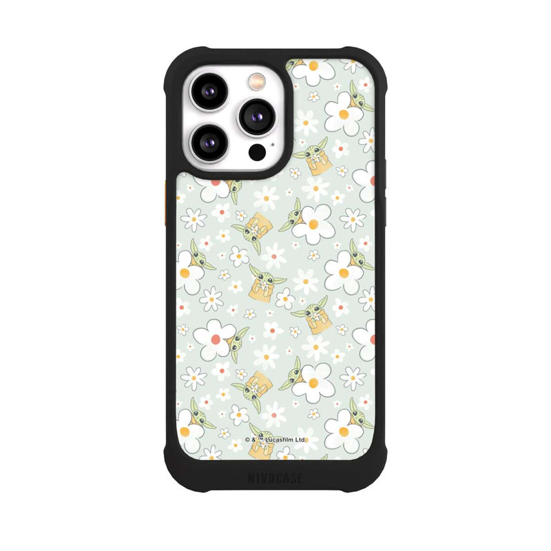 iPhone 14 Pro Max NIVOmax Baby Yoda Flower Pattern