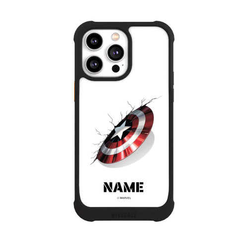 Apple iPhone 14 Pro Max NIVOmax Captain America Shield Personalisierbar