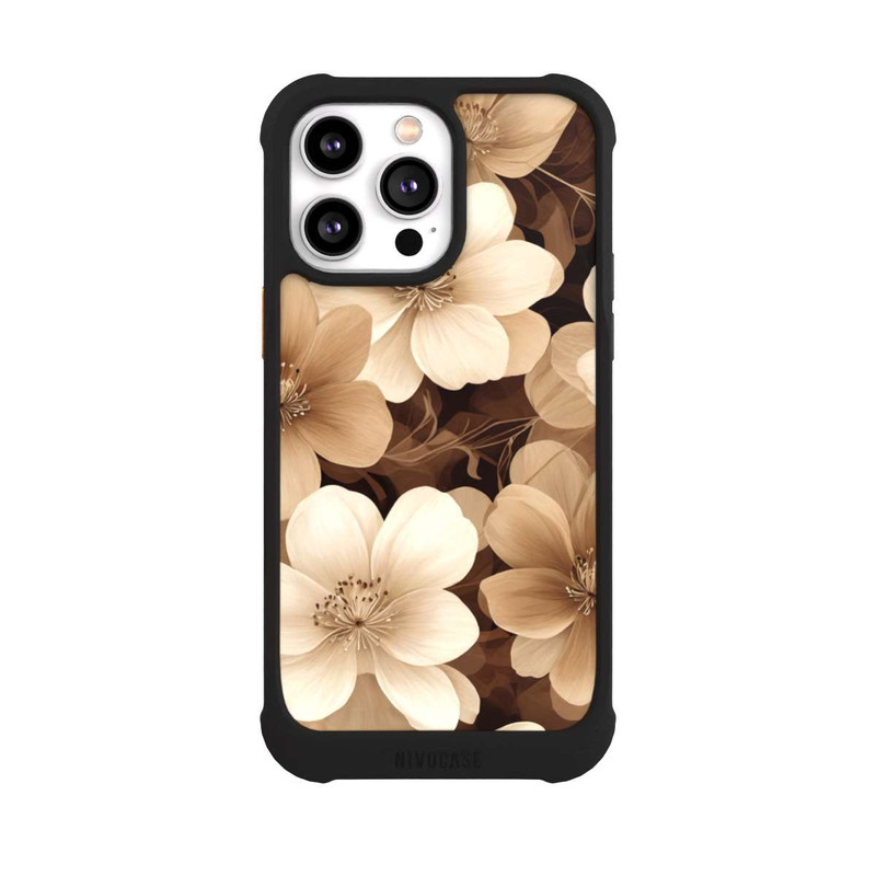 iPhone 14 Pro Max NIVOmax Naturfarbene Negativblumen mit KI