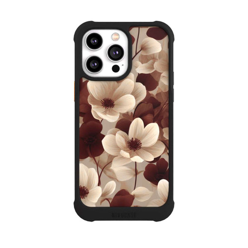 Apple iPhone 14 Pro Max NIVOmax Naturfarbenes Blumenmuster mit KI