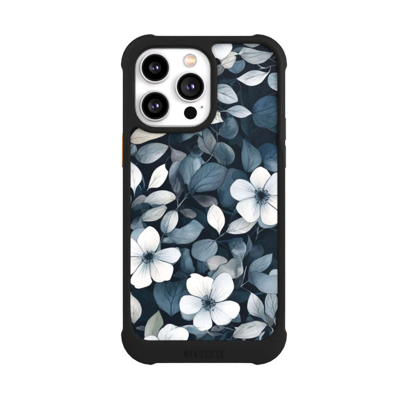 iPhone 14 Pro Max NIVOmax Blaue Negativblumen mit KI