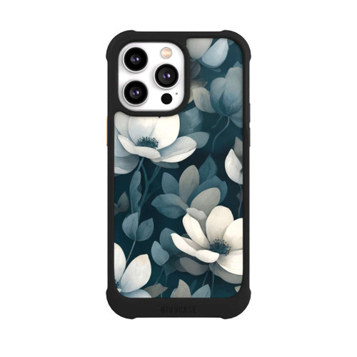 Apple iPhone 14 Pro Max NIVOmax Negative Flower Petrol White with AI