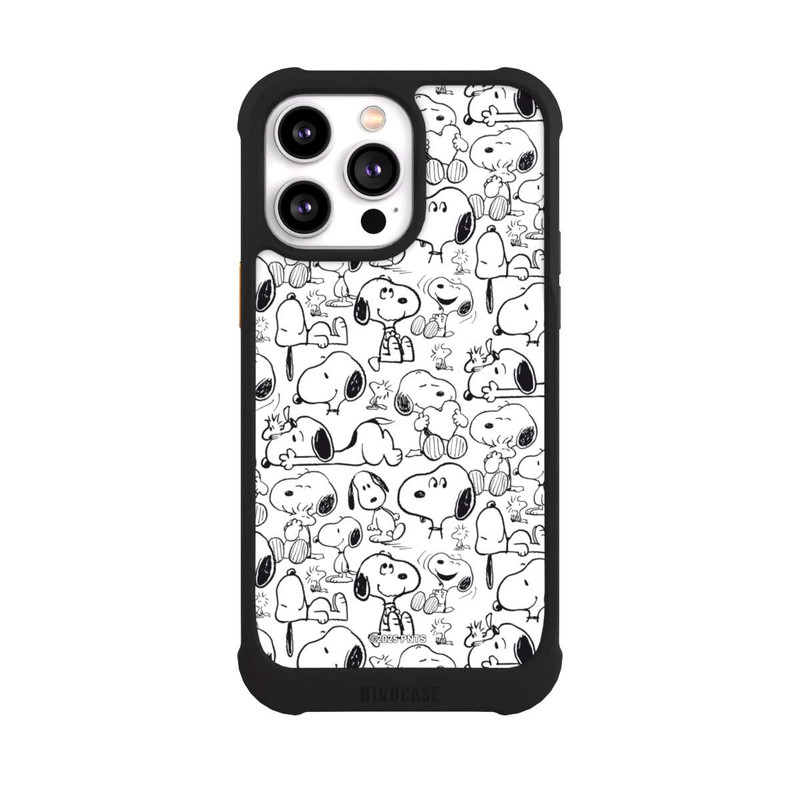 iPhone 14 Pro Max NIVOmax Classic Snoopy Pattern White